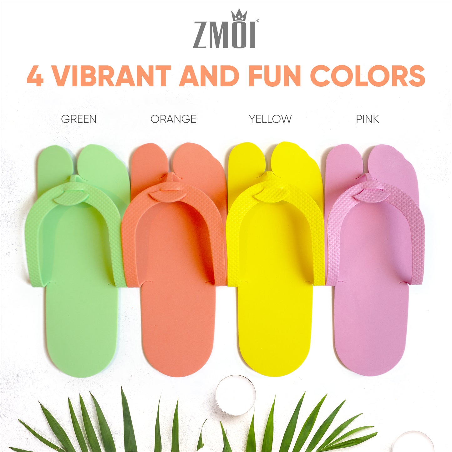 EVA Foam Pedicure Slippers 12 Pairs