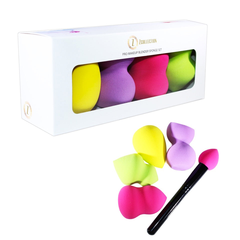 Pro Makeup Blender Sponge 5-Shape Set Multi funtional Makeup Sponges