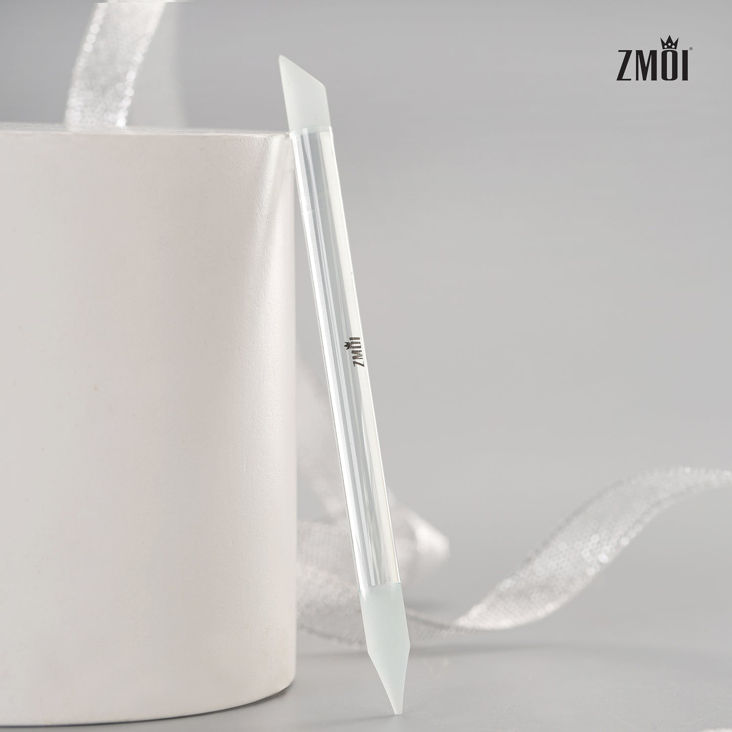 Glass Dual Ended Nail Cuticle Pusher