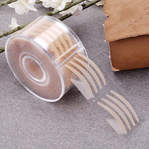 ZMOI 300 Pairs Adhesive Invisible Fiber Double Eyelid Tape