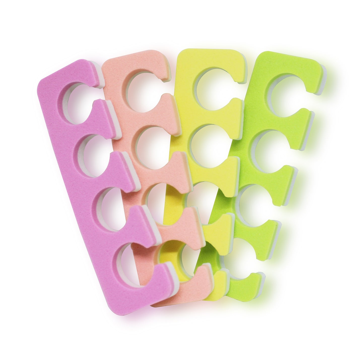 Toe Separators Super Soft Durable Two Tone 12 Pairs